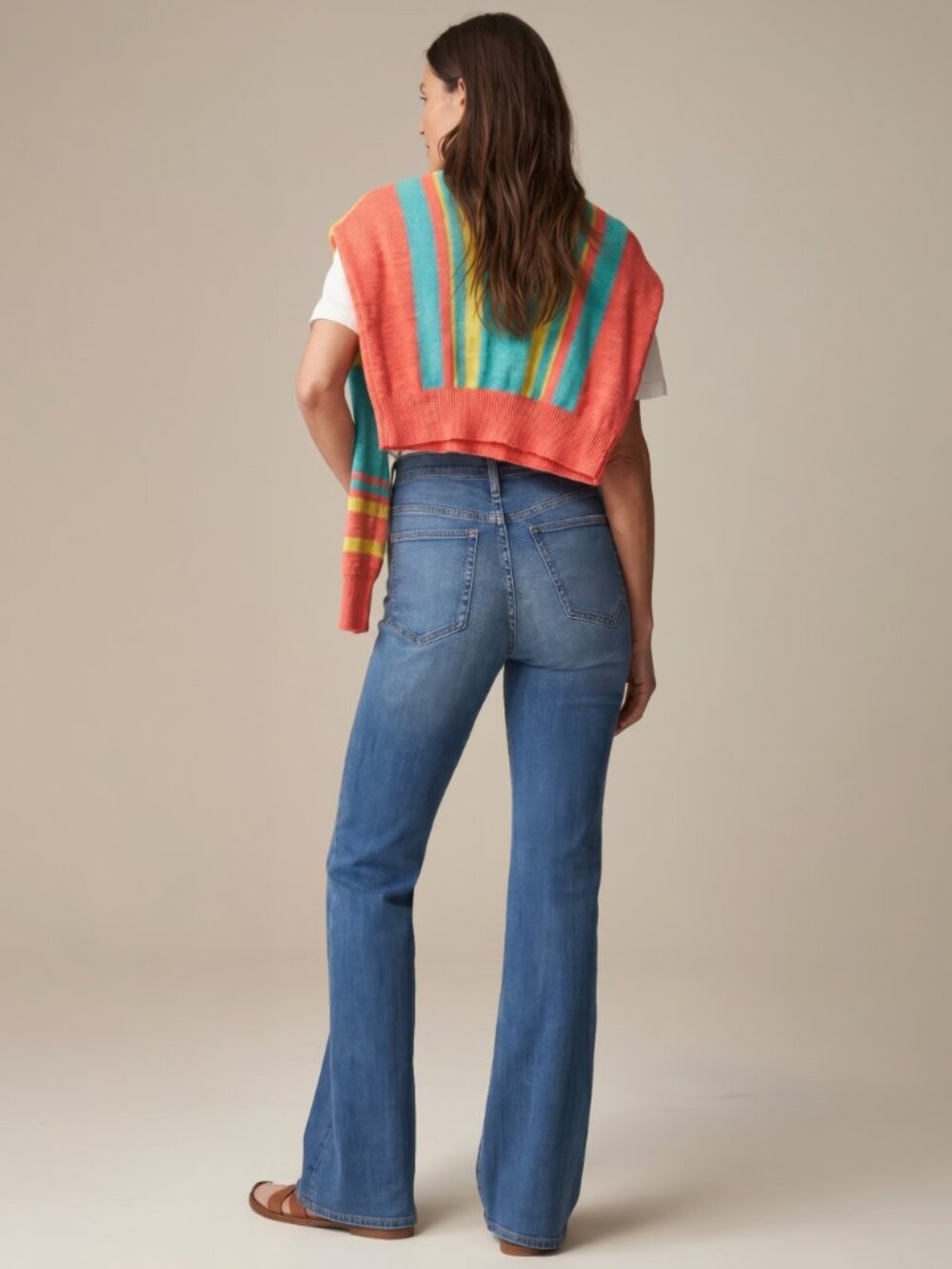 J.Crew 2003 Super-Stretch Denim Bootcut Jeans Women' Size 30P Dark Indigo NWT - Picture 5 of 12